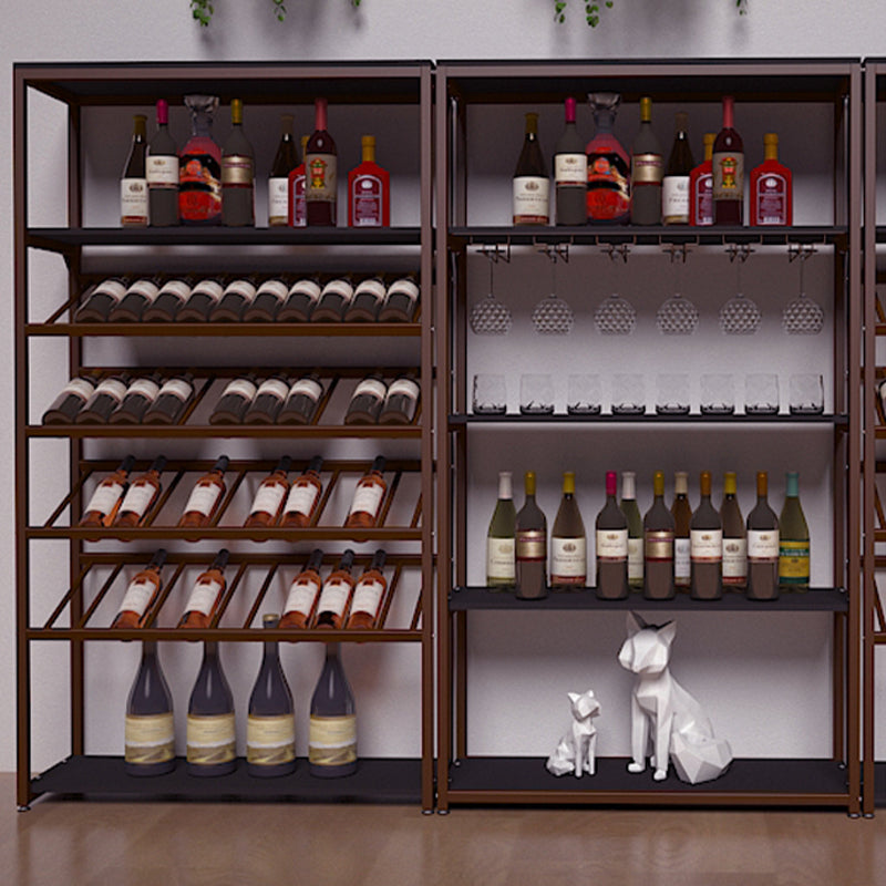 Hedendaagse metalen wijnrek flesfleshouder voor woonkamer