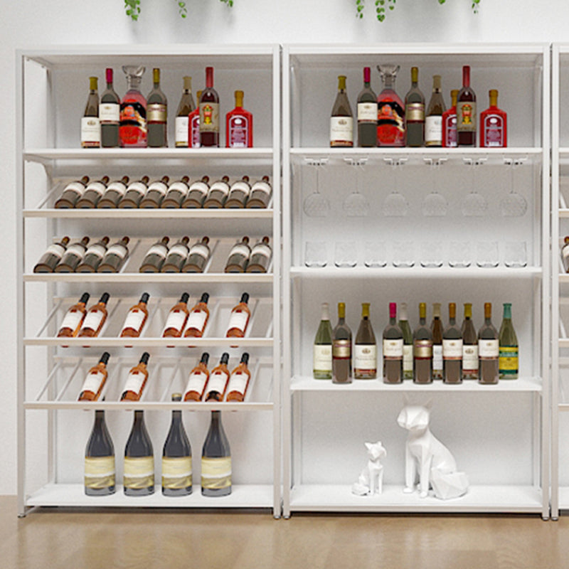 Hedendaagse metalen wijnrek flesfleshouder voor woonkamer