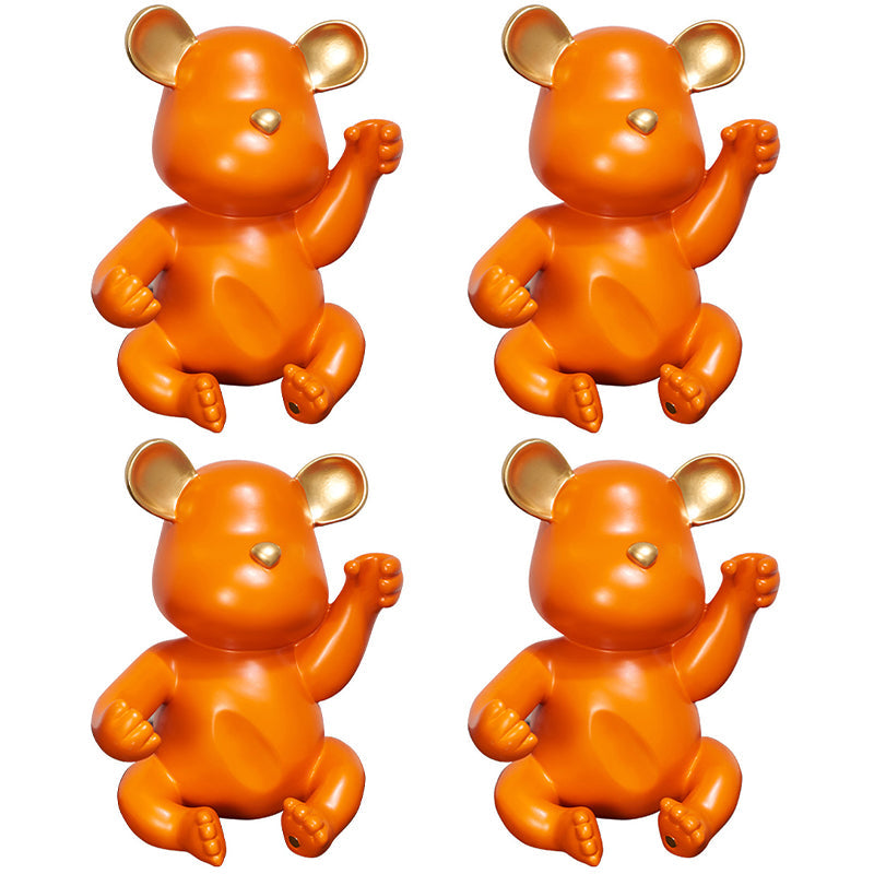 Porte-bouteille en résine de table à vilting moderne pour salon