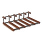 Industrial Tabletop Wine Holder Solid Wood Stackable Wine Rack