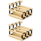 Industrial Tabletop Wine Holder Solid Wood Stackable Wine Rack