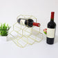 Glam roestvrijstalen wijnrek fles aanrecht fleshouder