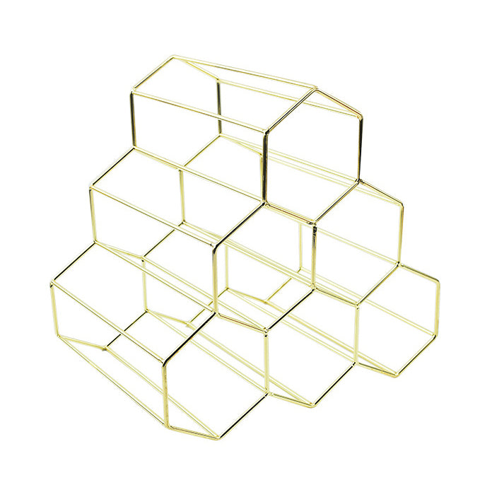 Glam roestvrijstalen wijnrek fles aanrecht fleshouder