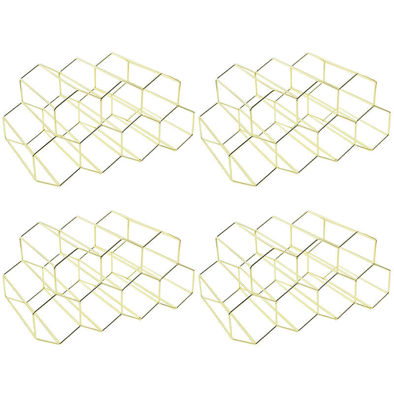 Glam roestvrijstalen wijnrek fles aanrecht fleshouder