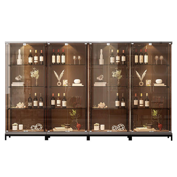 Luxury Floor Wine Bottle Rack Metal Bottle Holder for Living Room