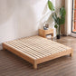 Vaste kleur Scandinavisch latbed gebogen bed met aangepaste houten benen