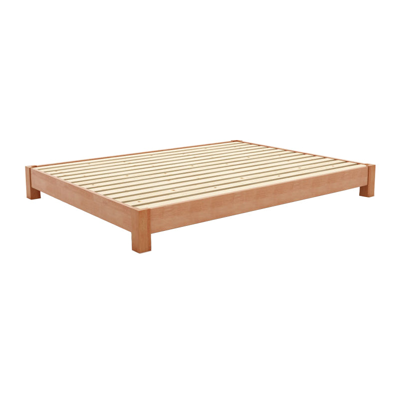 Vaste kleur Scandinavisch latbed gebogen bed met aangepaste houten benen