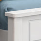 Scandinavian Solid Color Slat Bed Arched Bed With Custom Wood Legs