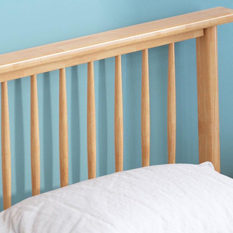 Farma di letto scandinavo largo 84,65 pollici con testiera in legno massiccio