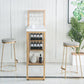 Bar Height Pub Table Glam Rectangle Solid Wood Bar Table with Storage 86.6"L x 15.7"W x 41.3"H White Without Chairs Clearhalo 'Bar Furniture' 'Bar Tables' 'bar_tables' 'furn' 'furn_bar_tables' 'Furniture' 'Kitchen & Dining Furniture' 5915481