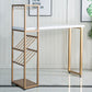 Bar Height Pub Table Glam Rectangle Solid Wood Bar Table with Storage Clearhalo 'Bar Furniture' 'Bar Tables' 'bar_tables' 'furn' 'furn_bar_tables' 'Furniture' 'Kitchen & Dining Furniture' 5915489
