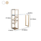 Bar Height Pub Table Glam Rectangle Solid Wood Bar Table with Storage Clearhalo 'Bar Furniture' 'Bar Tables' 'bar_tables' 'furn' 'furn_bar_tables' 'Furniture' 'Kitchen & Dining Furniture' 5915499