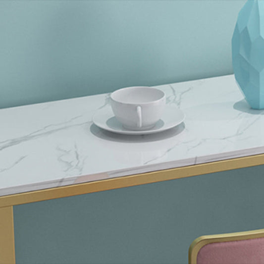 Tavolo da pub di base in metallo glam rettangolo barra di altezza barra per interno