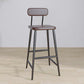 Modern Low Back Bar Stool Armless Metal Legs Bar Stool with Footrest Clearhalo 'Bar Furniture' 'Bar Stools' 'bar_stools' 'furn' 'furn_bar_stools' 'Furniture' 'Kitchen & Dining Furniture' 5916209