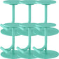 Taburete de bar con asiento redondo moderno y altura ajustable sin respaldo