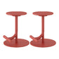 Taburete de bar con asiento redondo moderno y altura ajustable sin respaldo