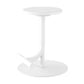 Taburete de bar con asiento redondo moderno y altura ajustable sin respaldo