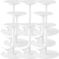 Taburete de bar con asiento redondo moderno y altura ajustable sin respaldo