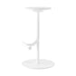 Taburete de bar con asiento redondo moderno y altura ajustable sin respaldo