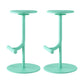 Taburete de bar con asiento redondo moderno y altura ajustable sin respaldo