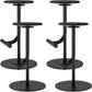 Taburete de bar con asiento redondo moderno y altura ajustable sin respaldo