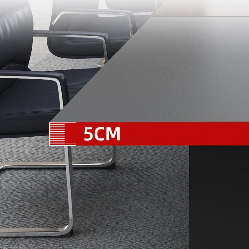 Modern Solid Wood Writing Desk Black Rectangular Office Desk Clearhalo 'furn' 'furn_office_desk' 'Furniture' 'Office Desks' 'Office Furniture' 'office_desk' 5916674