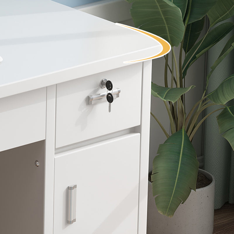 29 "H Écriture rectangulaire avec des tiroirs de verrouillage bureau de bureau