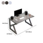 Home Contemporary Computer Desk Rectangular Wooden Office Desk