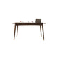 Glam Office Desk Rectangular Brown Solid Wood Writing Desk for Home Clearhalo 'furn' 'furn_office_desk' 'Furniture' 'Office Desks' 'Office Furniture' 'office_desk' 5916972