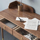 Glam Office Desk Rectangular Brown Solid Wood Writing Desk for Home Clearhalo 'furn' 'furn_office_desk' 'Furniture' 'Office Desks' 'Office Furniture' 'office_desk' 5916976