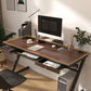 Bedroom Contemporary Computer Desk Rectangular Wooden Office Desk Clearhalo 'furn' 'furn_office_desk' 'Furniture' 'Office Desks' 'Office Furniture' 'office_desk' 5917020