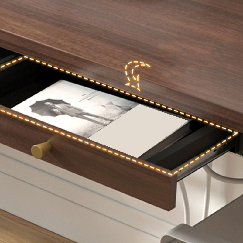 Bedroom Contemporary Computer Desk Rectangular Wooden Office Desk Clearhalo 'furn' 'furn_office_desk' 'Furniture' 'Office Desks' 'Office Furniture' 'office_desk' 5917023