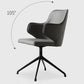 Modern Fixed Arms Office Chair Leather Ergonomic No Wheels Chair Clearhalo 'furn' 'furn_office_chair' 'Furniture' 'Office Chairs' 'Office Furniture' 'office_chair' 5917069