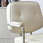23"W Contemporary Office Chair White Swivel Upholstered Desk Chair Clearhalo 'furn' 'furn_office_chair' 'Furniture' 'Office Chairs' 'Office Furniture' 'office_chair' 5917112