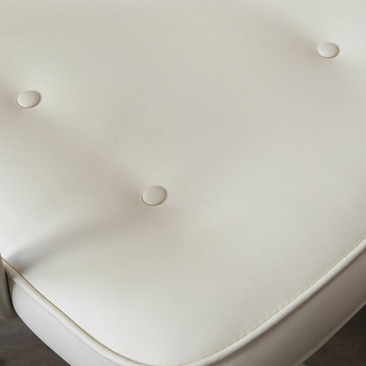 23 "W zeitgenössischer Bürostuhl weiße Schwenkpolstertischstuhl