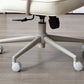 23"W Contemporary Office Chair White Swivel Upholstered Desk Chair Clearhalo 'furn' 'furn_office_chair' 'Furniture' 'Office Chairs' 'Office Furniture' 'office_chair' 5917114