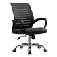 Contemporary Arm Chair Green Fixed Arms Nylon Mid Back Home Office Chair