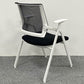 Silla para conferencias con respaldo medio Silla para invitados con base metálica contemporánea