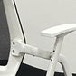 Silla para conferencias con respaldo medio Silla para invitados con base metálica contemporánea