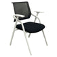 Silla para conferencias con respaldo medio Silla para invitados con base metálica contemporánea