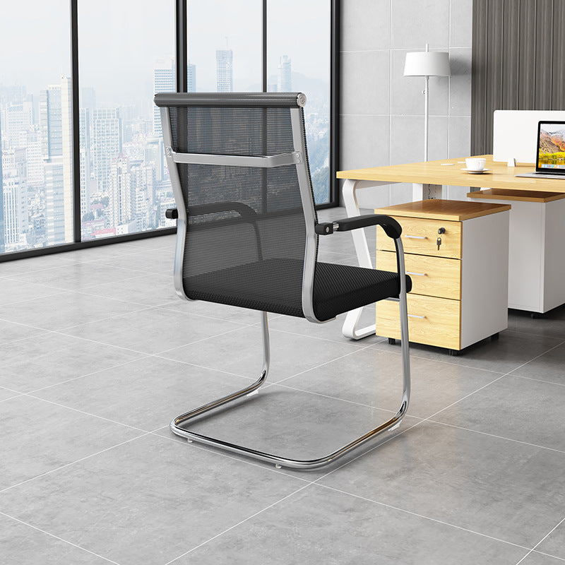 18"W Contemporary Office Chair Black Breathable AirGrid Desk Chair Clearhalo 'furn' 'furn_office_chair' 'Furniture' 'Office Chairs' 'Office Furniture' 'office_chair' 5917227