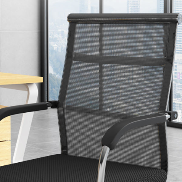 18"W Contemporary Office Chair Black Breathable AirGrid Desk Chair Clearhalo 'furn' 'furn_office_chair' 'Furniture' 'Office Chairs' 'Office Furniture' 'office_chair' 5917234