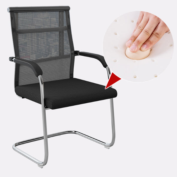 18"W Contemporary Office Chair Black Breathable AirGrid Desk Chair Clearhalo 'furn' 'furn_office_chair' 'Furniture' 'Office Chairs' 'Office Furniture' 'office_chair' 5917238