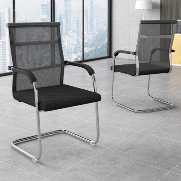 18"W Contemporary Office Chair Black Breathable AirGrid Desk Chair Clearhalo 'furn' 'furn_office_chair' 'Furniture' 'Office Chairs' 'Office Furniture' 'office_chair' 5917242