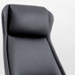Contemporary Chair Black Leather Adjustable Seat Height Office Chair Clearhalo 'furn' 'furn_office_chair' 'Furniture' 'Office Chairs' 'Office Furniture' 'office_chair' 5917293