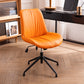 23"W Contemporary Office Chair Adjustable Seat Height Desk Chair Orange 1 Piece Clearhalo 'furn' 'furn_office_chair' 'Furniture' 'Office Chairs' 'Office Furniture' 'office_chair' 5917298