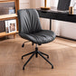 23"W Contemporary Office Chair Adjustable Seat Height Desk Chair Black 1 Piece Clearhalo 'furn' 'furn_office_chair' 'Furniture' 'Office Chairs' 'Office Furniture' 'office_chair' 5917346