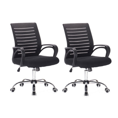 Moderner Armstuhl Verstellbare Sitzhöhe mit Rädern Bürostuhl