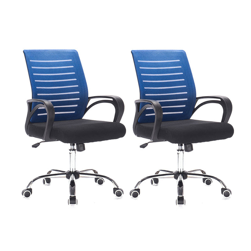 Moderner Armstuhl Verstellbare Sitzhöhe mit Rädern Bürostuhl