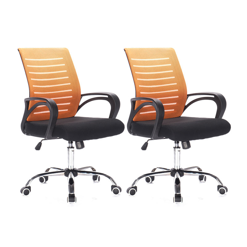 Moderner Armstuhl Verstellbare Sitzhöhe mit Rädern Bürostuhl